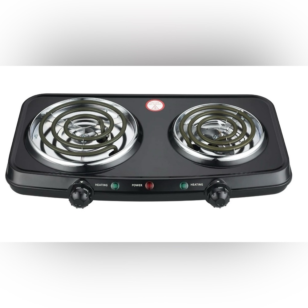 Mainstays Portable Double Burner and Hot Plate 120V~1800W - New in Box - Picture 3 of 8